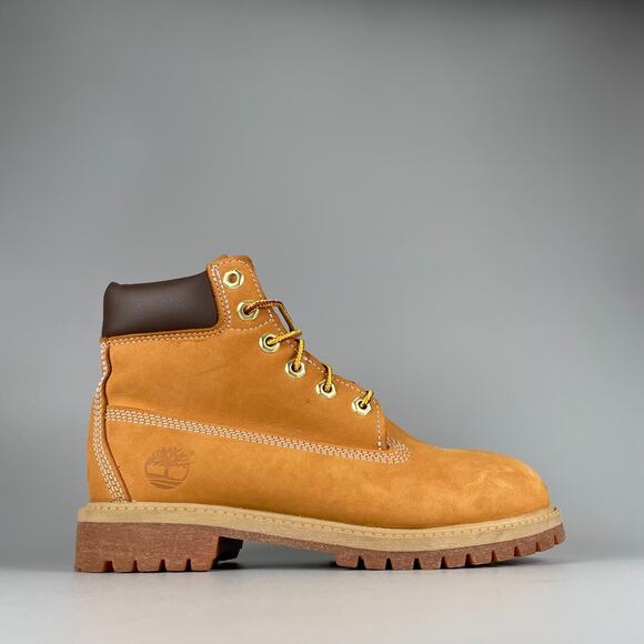 Men's 4.5 Women's 6 Timberland Wheat Nubuck Waterproof Workwear Hiking Boots EUC - Picture 6 of 8